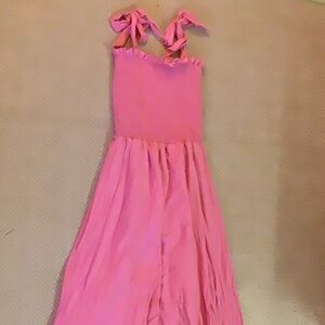Pexioto womens smocked maxi dress
